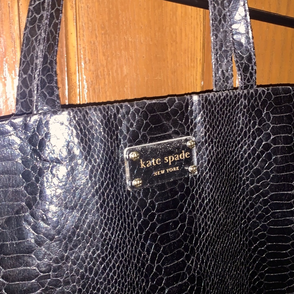 🖤 KATE SPADE Metallic Shopper Tote